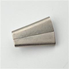 Vintage Fred Harvey Era 925 Sterling Silver Turquoise Arrow Slide Bolo Tie Clasp